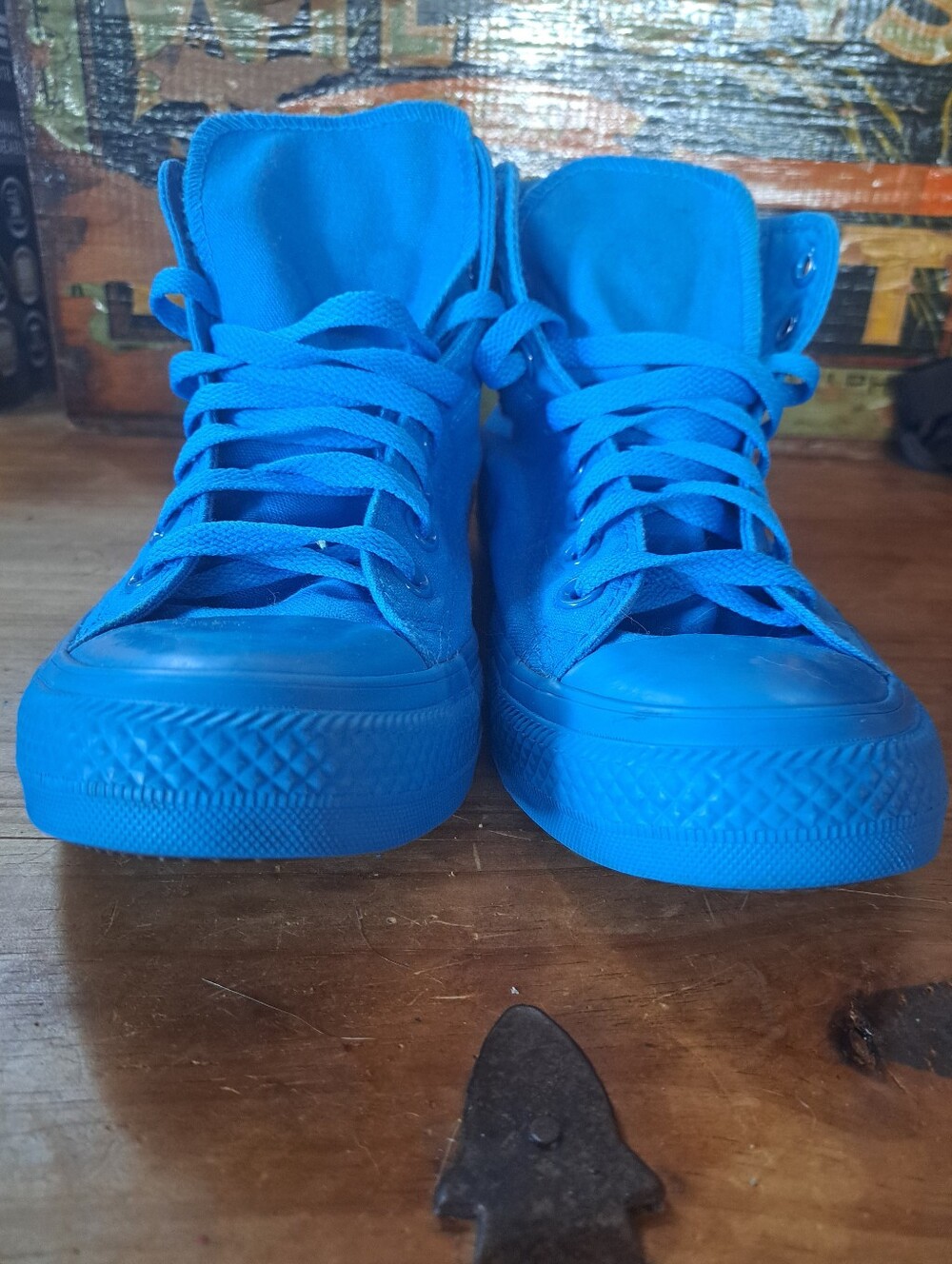 Converse Chuck Taylor All Star Hi Spray Paint Sneakers Women 9 Men 7 152704C - Picture 3 of 12